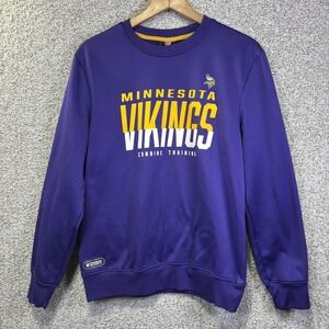 Minnesota Vikings Sweatshirt Combine Men Medium Purple NFL Football Team Apparel